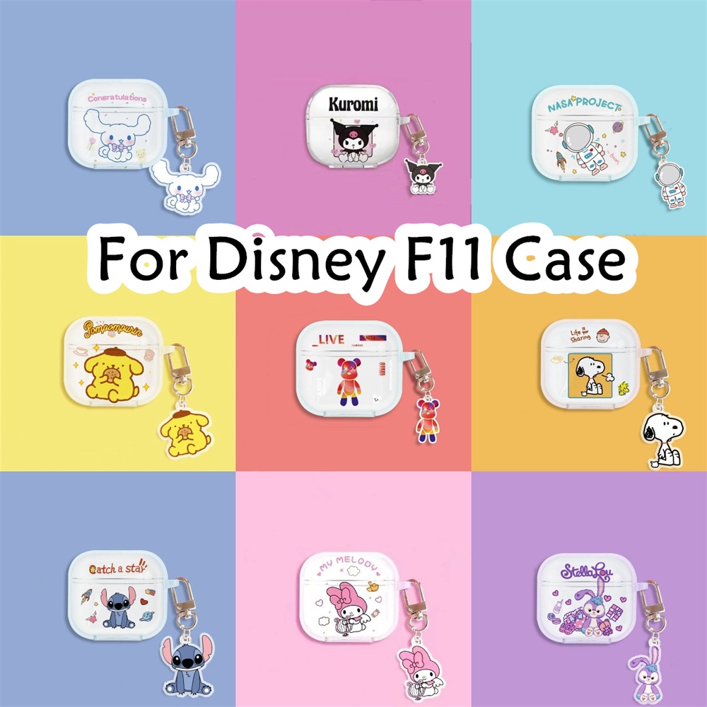 พร้อมส่ง! นําไปใช้กับ Disney F11 เคส Case เคสหูฟัง รูปทรงสามมิติน่ารัก ซิลิโคนนุ่ม เคส เคสหูฟัง