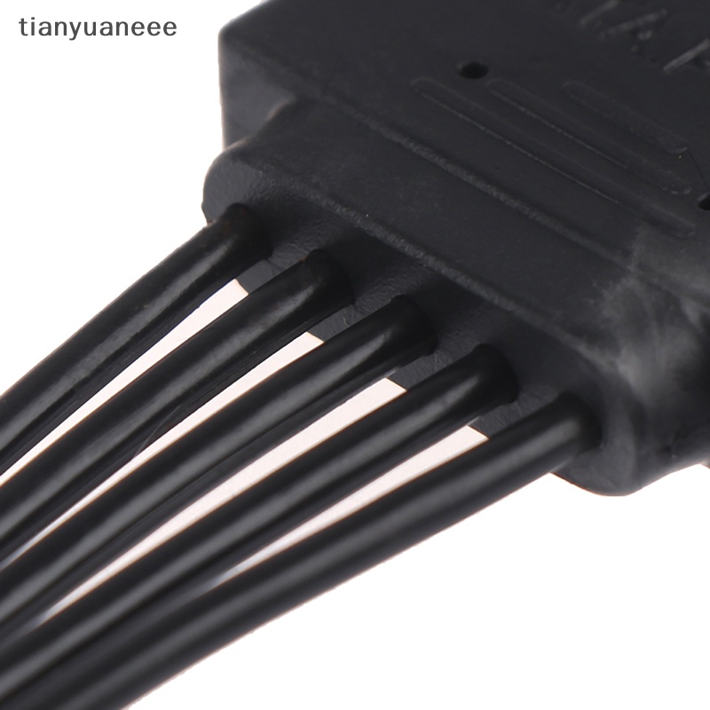 Tianyuaneee สายเคเบิลพาวเวอร์ซัพพลาย SATA 15pin ตัวผู้ เป็นตัวเมีย 30 ซม.