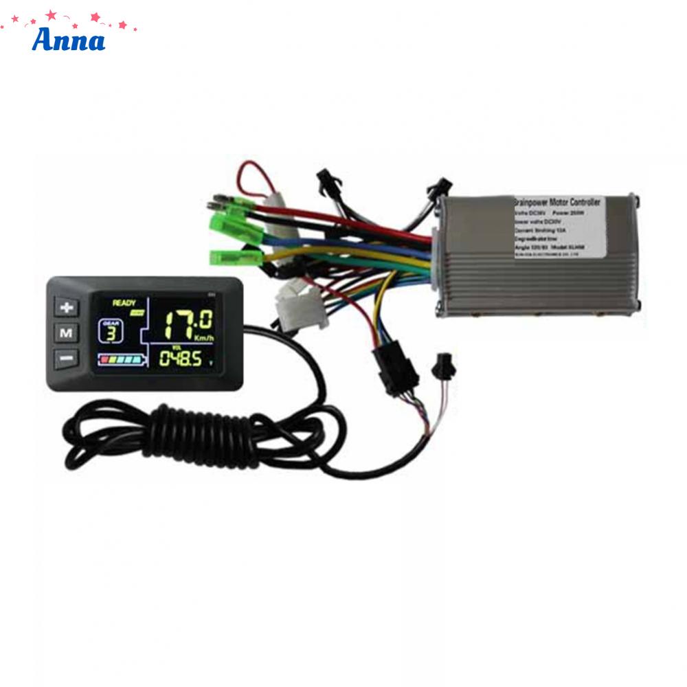 【Anna】LCD Display Panel Controller Kit for Electric Bikes and Scooters Easy to Install