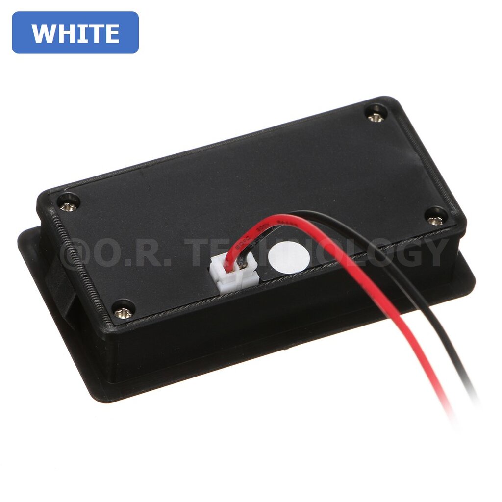 IB046 หน้าจอวัดแบตเตอรี่ สีขาว WHITE 12V-84V Lead-Acid รูปที่ 2