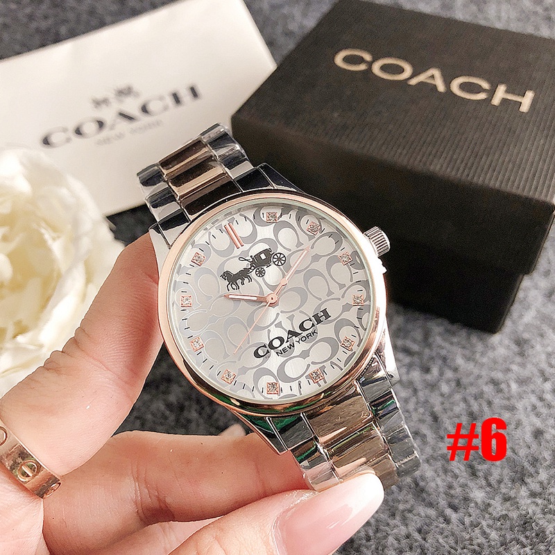 นาฬิกาข้อมือควอตซ์ สายแสตนเลส สไตล์นักธุรกิจ แฟชั่นสําหรับผู้หญิง