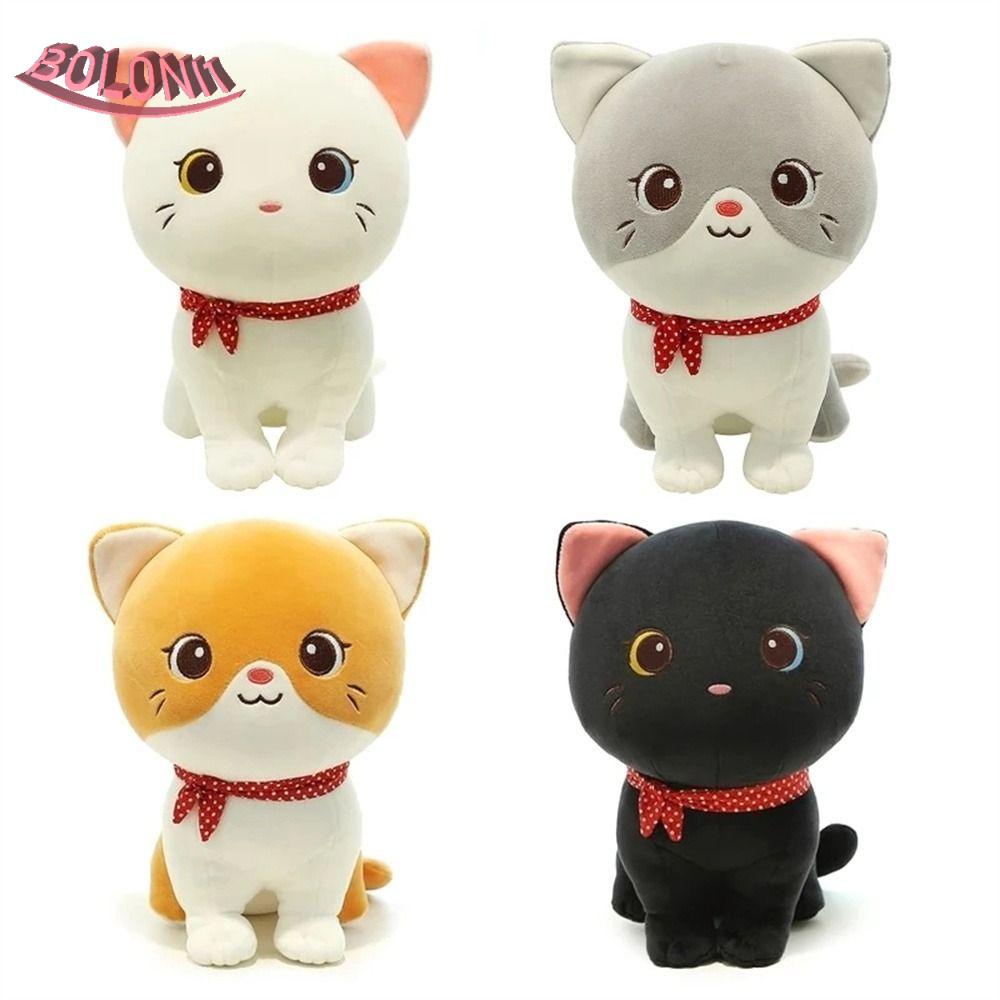 Bo ตุ๊กตาแมวจําลอง แบบนิ่ม ของเล่นสําหรับเด็ก