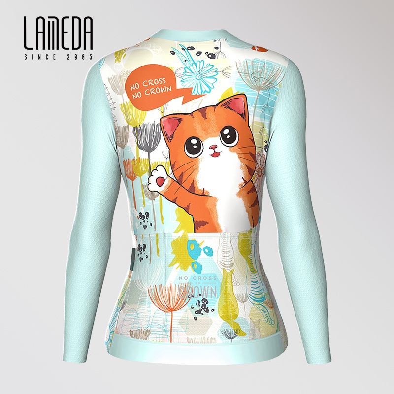 Lameda เสื้อกันหนาวแขนยาว เหมาะกับฤดูใบไม้ผลิ และฤดูร้อน สําหรับขี่จักรยาน MTB