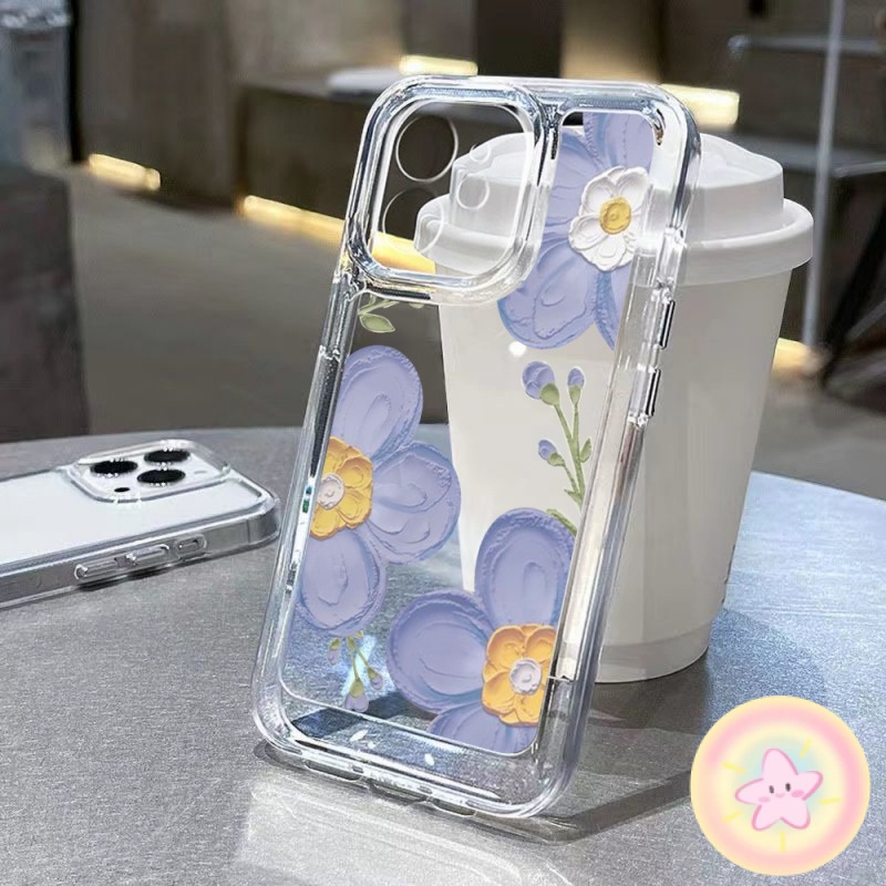 ดอกไม้ เคส OPPO A57 A77s A78 A79 5G A98 Reno 7 8 8Z 8T 10 Find X5 Pro realme  8 9i 10T 11 pro plus c