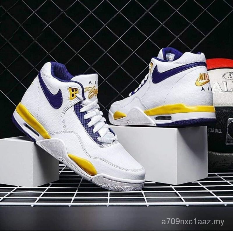 nike Air Flight Legacy Regency Purple (LAKERS) แฟชั่น