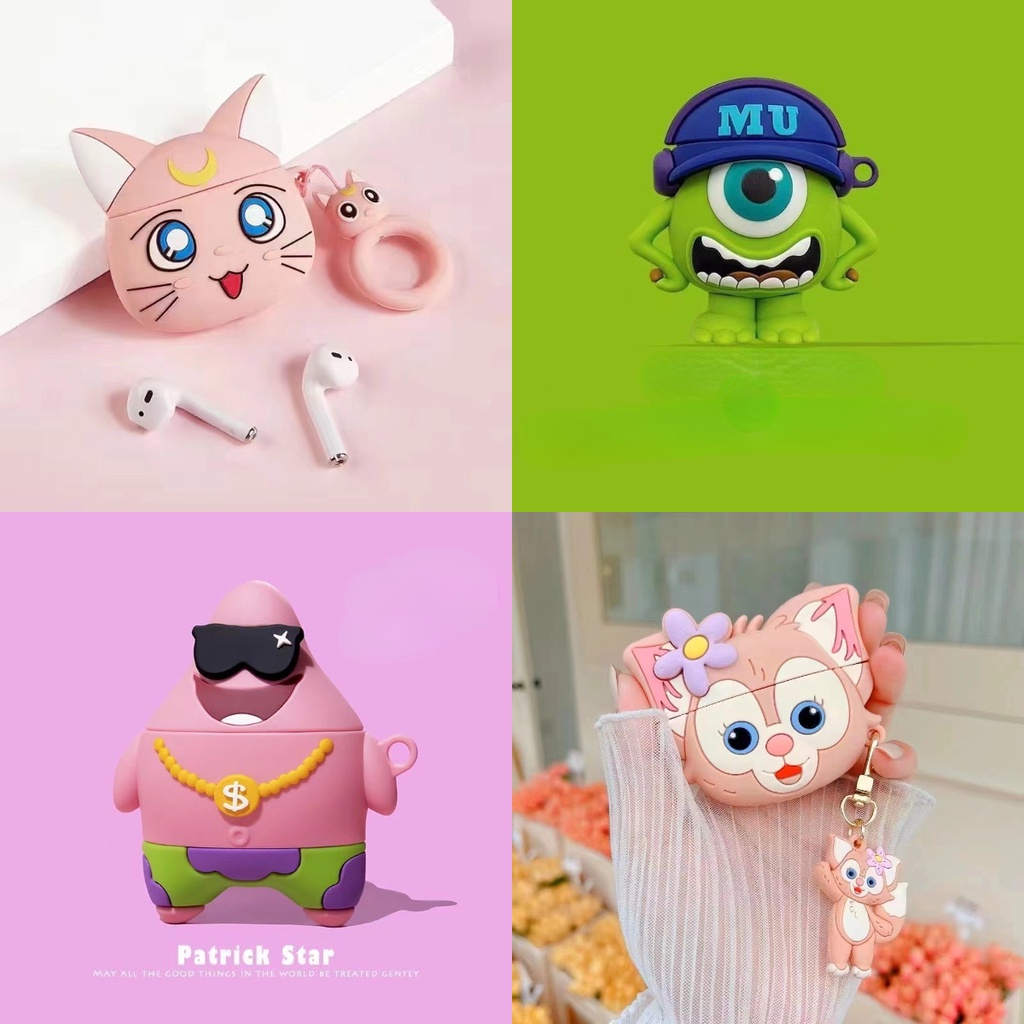 สําหรับ Airpod 1 2 3 Pro Pro 2 เคส Case เคสหูฟัง ลาย Lena Bell Patrick น่ารัก สําหรับ