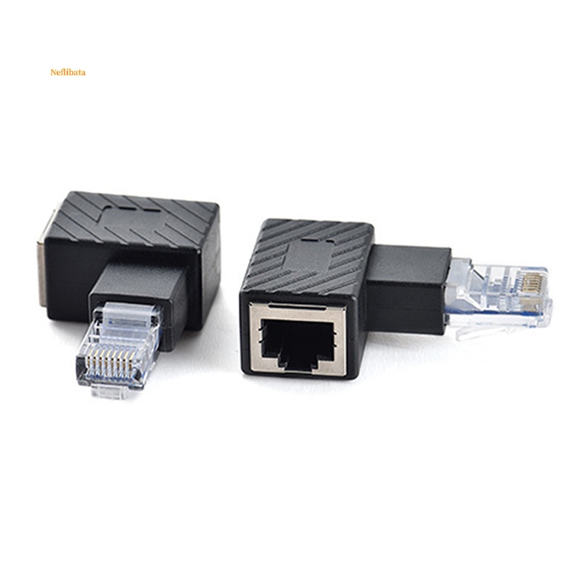 [Neflibata] สายแลนตัวผู้ เป็นตัวเมีย 90 องศา 270 องศา RJ45 หลายมุม ซ้าย ขวา [ใหม่]