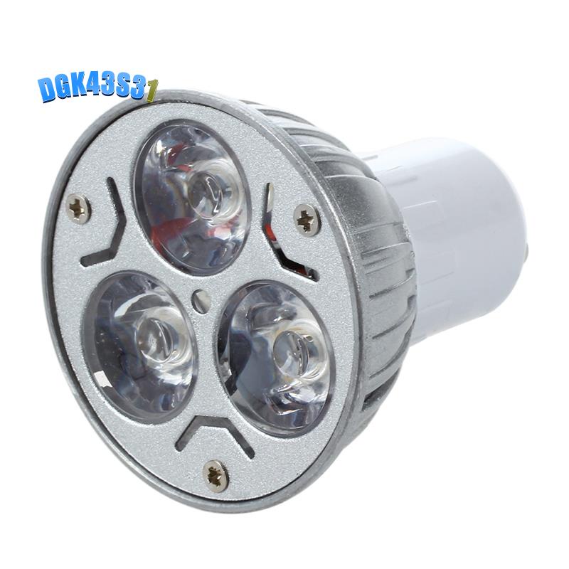 【dgk43s31】หลอดไฟ Gu10 LED 3 ดวง สีขาวอบอุ่น 3W 5W 12V