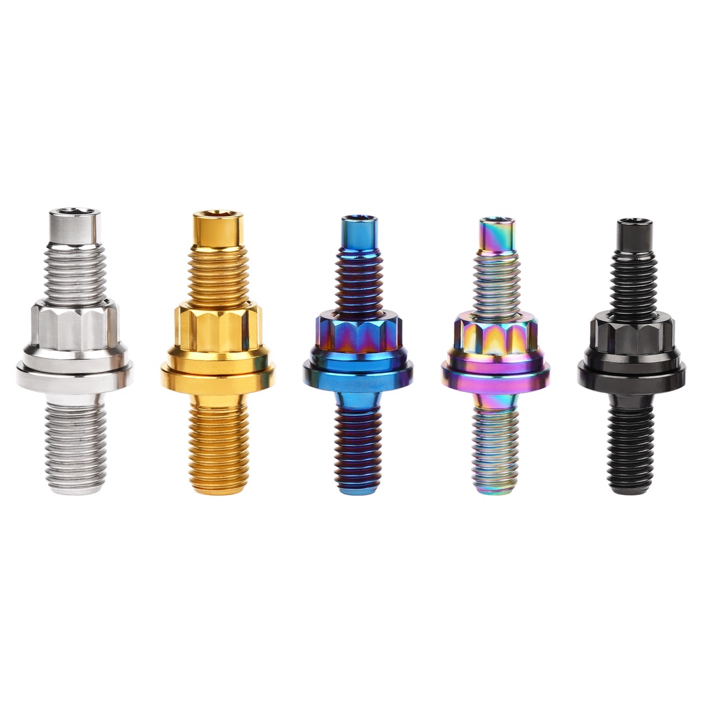 Wanyifa สลักเกลียวท่อไอเสียไทเทเนียม M8 M10 P1.25 ความแข็งแรงสูง สําหรับ Yamaha Fazer VMAX Suzuki Ro