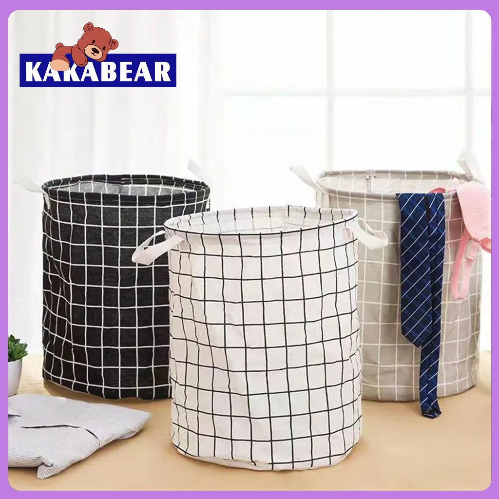 ตะกร้าผ้า ตะกร้าอเนกประสงค์พับเก็บได้  ตะกร้าผ้าใส่ผ้าเตรียมซัก ประหยัดพื้นที่