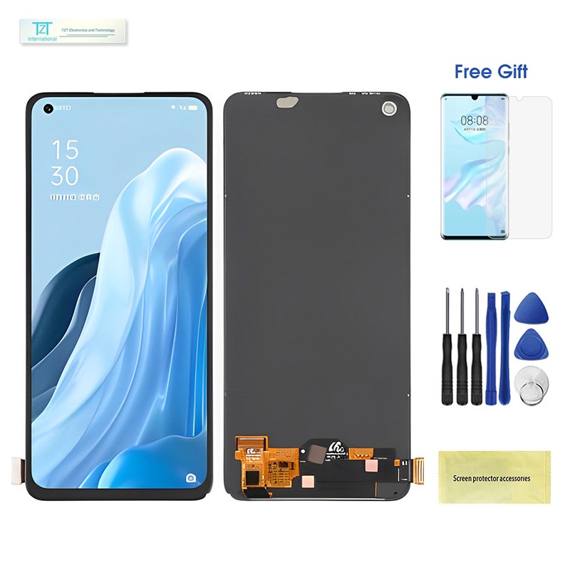 <พร้อมกรอบ> จอ lcd for OPPO Reno 8 5G / Reno 8Z หน้าจอ หน้าจอหัวเวย จอพร้อมทัชสกรีน