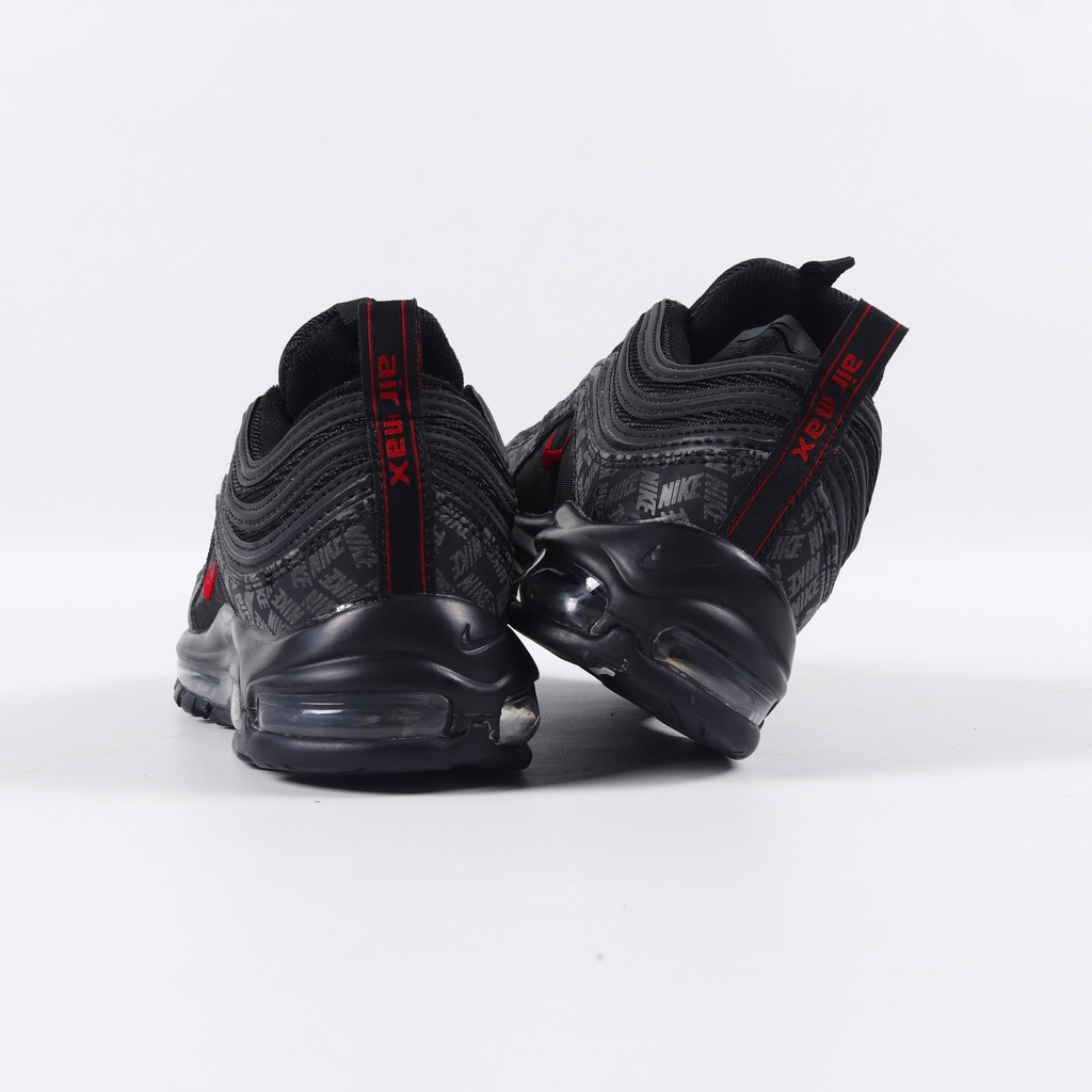 (MDNS) Sepatu Nike Air Max 97 Reflective Logo Black - AirMax 97 แฟชั่น