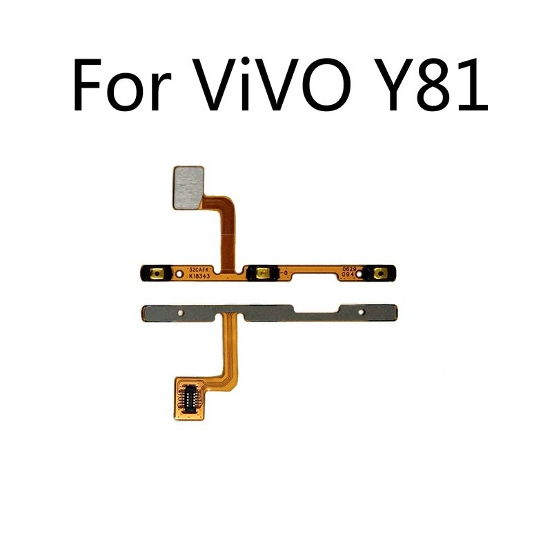 & สําหรับ Vivo Y81 Y81s ใหม่เปิดปุ่มและปุ่มปรับระดับเสียง Flex Cable Repair Parts & UP1V
