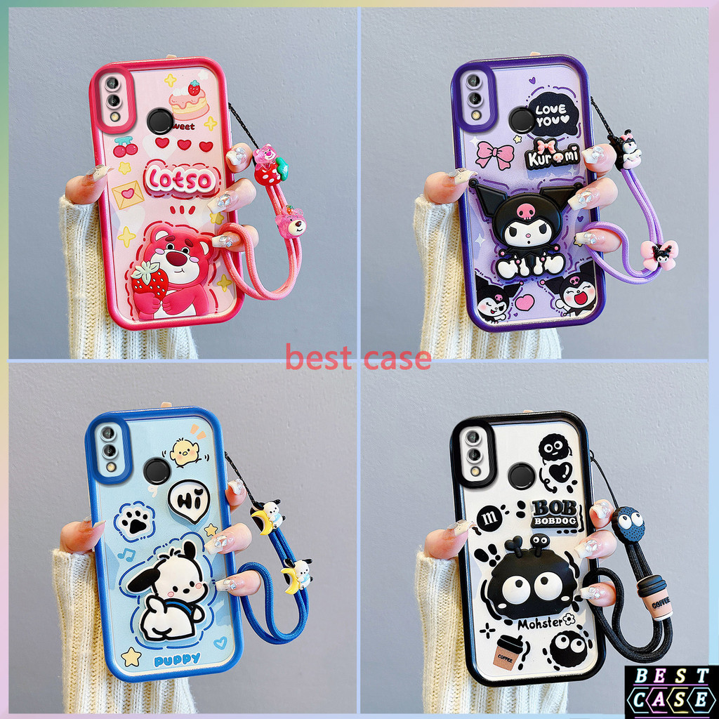 เคส Samsung A10s เคส Samsung M01s เคสสตรอเบอร์รี่หมี Kuromi การ์ตูนสามมิติรูปตุ๊กตาน่ารักนุ่มเคสโทรศัพท์ BB-TYGZ