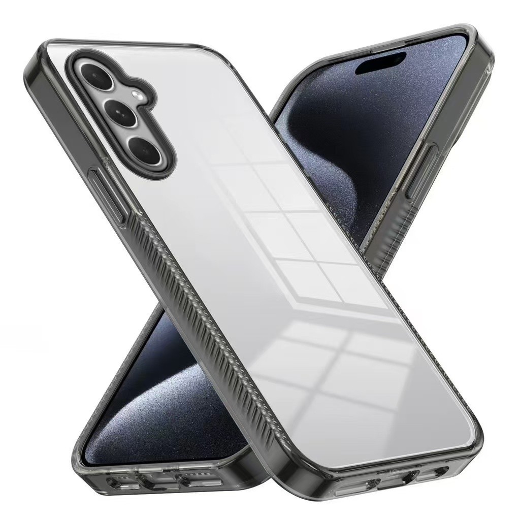 New เคสใส แข็ง สำหรับ Samsung A16 A26 A36 A56 A06 A05 A05S A55 A25 A35 A15 S24fe S24 S25 Ultra เคสโทรศัพท์ แข็งใส 041