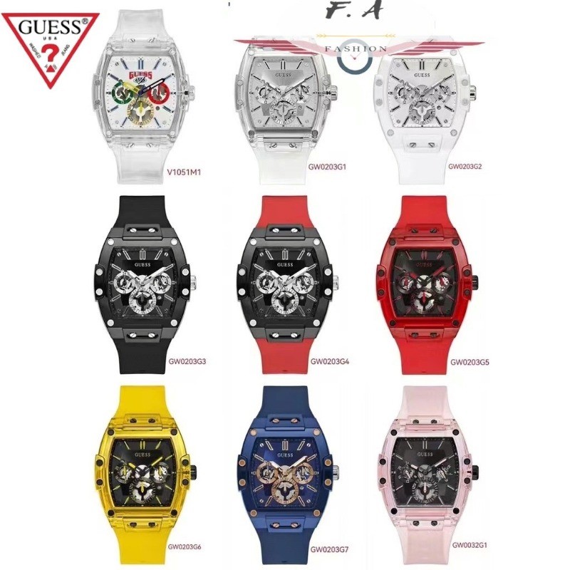 ของใหม่ Guess าว่าแท้100% นาฬิกาสําหรับผู้ชายในถังไวน์อเนกประสงค์  V1051M1 GW0032G1 GW0203G3 GW0203G