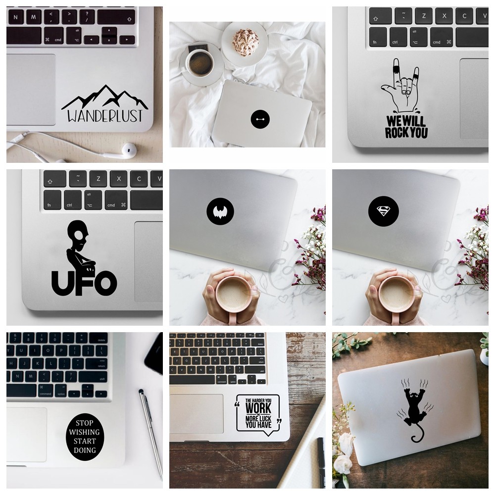 MACBOOK STICKERS LAPTOP SKIN STICKERS 1 pc คําคมและลวดลายที่มีความหมาย