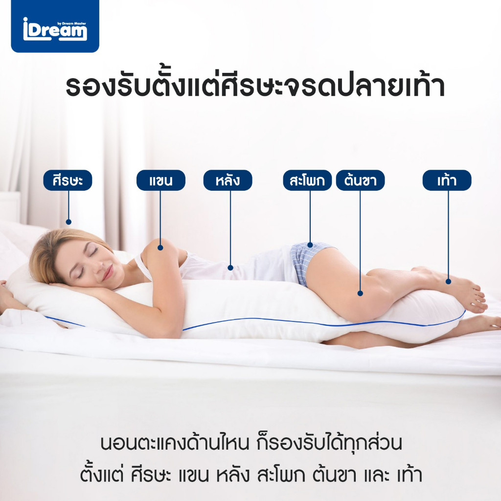 Idream หมอน ถูกที่สุด พร้อมโปรโมชั่น ก.พ. 2026 | BigGoเช็คราคาง่ายๆ