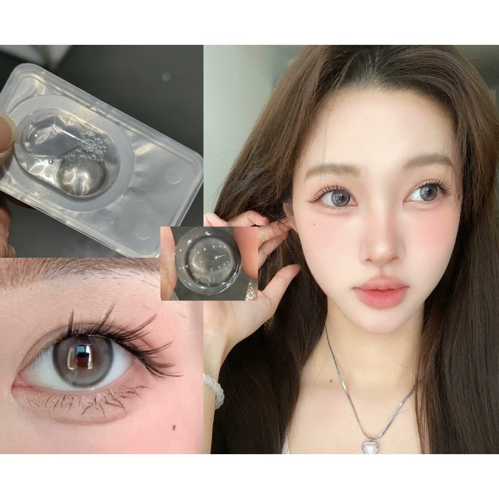 Hny(2025.ก.พ.4th)sgji Series,Xiyou Brand ,14.20mm,(เกรด 0-8.00), คอนแทคเลนส์การใช้งานรายปี(grey)