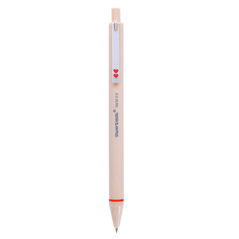 Paper mate ปากกาเจลแบบกด G-610 หมึกสีแดง ขนาด 0.5 มม.