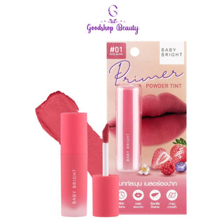 Baby Bright Primer Powder Tint 2.4g. เบบี้ ไบร์ท ไพรเมอร์ พาวเดอร์ ทินท์ ลิปทินท์ เนื้อแป้ง