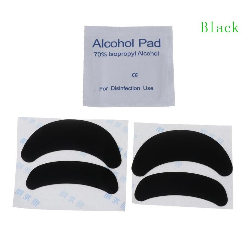 แผ่นรองเมาส์สีดํา 2Pack Rounded Curved Edges Mouse Feet Replacement สําหรับ Zowie AM ZA11 ZA12 FK1 F