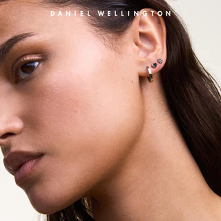 Daniel Wellington Micro Earring Collection ต่างหูต่อข้าง สีเงิน