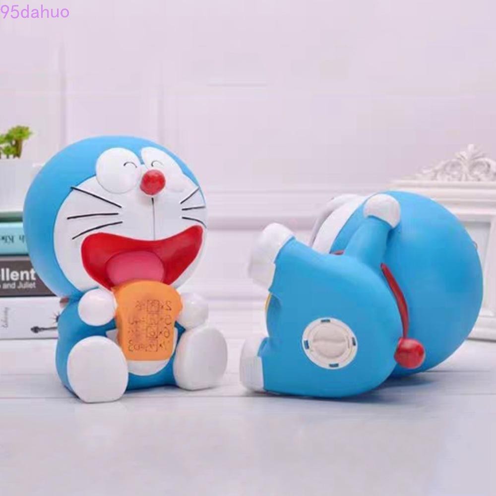 Dahuo Doraemon Piggy Bank,ขนาดใหญ่รูปโดราเอมอนกล่องเงิน,สร้างสรรค์สะสมตกแต่งอะนิเมะPikachu Saving Jarเหรียญเงินสด