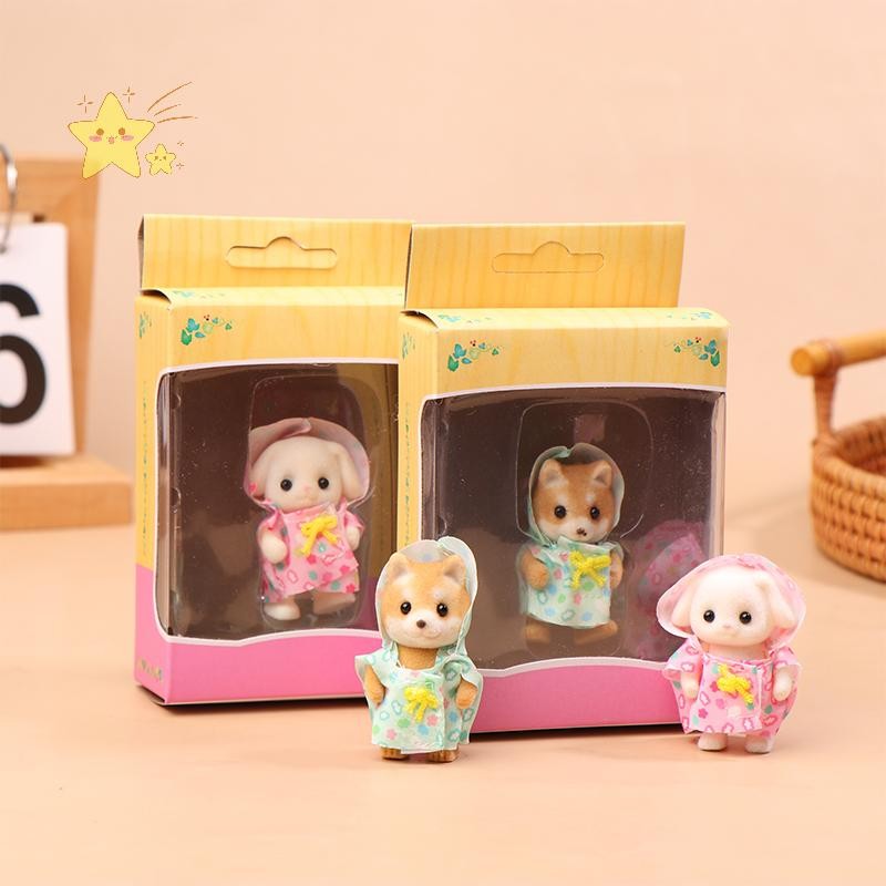 [JBTH] Sylvanian ตุ๊กตาครอบครัวน่ารักการ์ตูน Limbs Mobility ตัวละครตุ๊กตาของเล่นอะนิเมะตัวเลขตุ๊กตา Mini Desktop เครื่องประดับเด็กของขวัญ [JB]