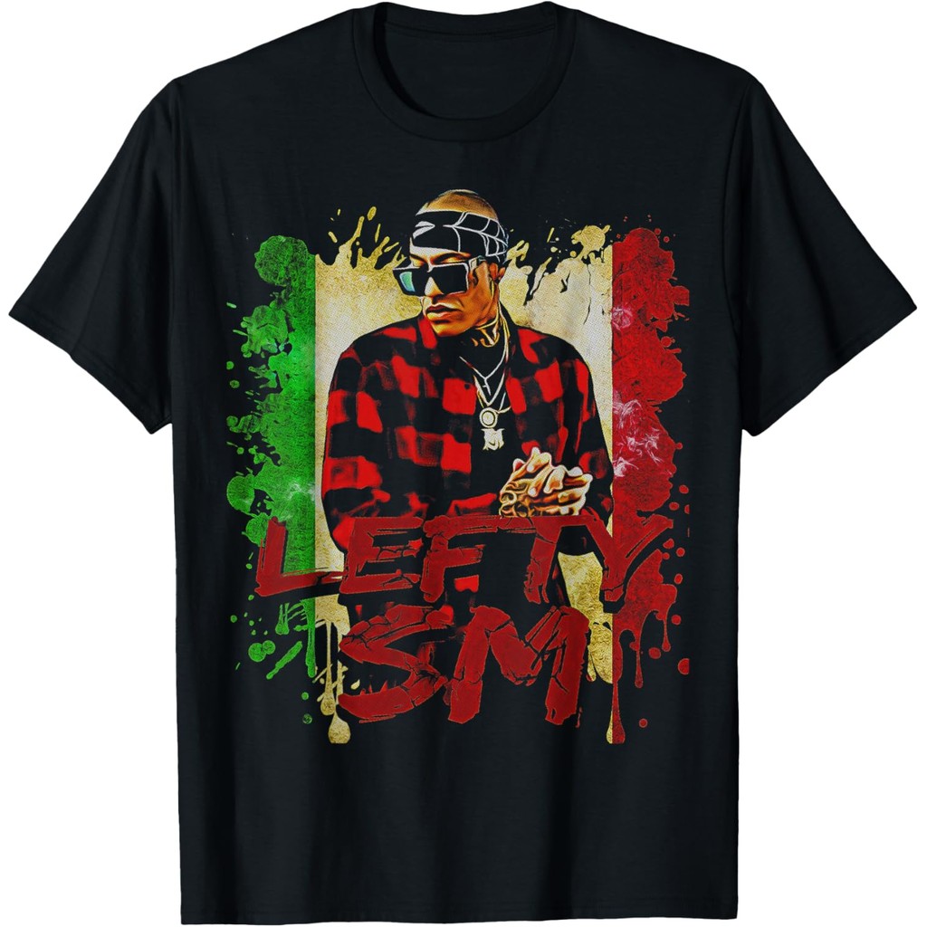 เสื้อยืดผ้าฝ้ายผู้ชาย สโลแกน "Soy Mexicano Esa Es Mi Bandera" โดยศิลปินแรปเปอร์เม็กซิกัน