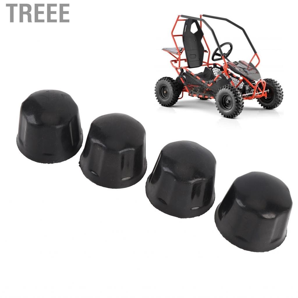 Treee ล้อยางฝาครอบฝุ่นฝาครอบน้ำสำหรับ ATV quad go kart 4 pcs