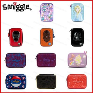 Ere1 Smiggle กระเป๋าดินสอ ลายการ์ตูนยูนิคอร์น โฟรเซ่นน่ารัก จุของได้เยอะ เรียบง่าย สําหรับใส่เครื่องเขียนนักเรียน