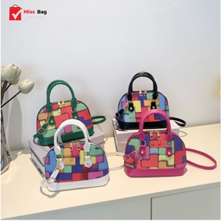 【พร้อมส่ง】miss bag fashion กระเป๋าสะพายข้าง  กระเป๋าผู้หญิง สไตล์เกาหลี  รุ่น D-1451