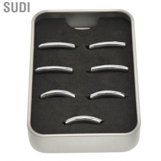 Sudi 7pcs Window Lift Button Trim  ABS Chrome Silver Replacement for Mercedes Benz A B C E CLA GLA Class W176 W246 W204 W212