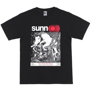 Kaos เสื้อยืด baju band Sunn o "Let Three Be Drone"