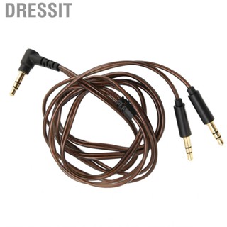 Dressit 3.5mm To Dual Male Cord OFC Core Headphone Upgrade Cable For