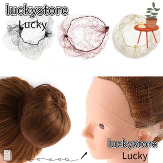 Lucky มุ้งครอบผม ขอบยืดหยุ่น มองไม่เห็น เครื่องประดับแฟชั่น สําหรับผู้หญิง 20 40 ชิ้น