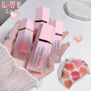 【lovelin】Gege Bear Ge Ge bear บลัชออนเนื้อลิขวิด เนื้อแมตต์ สีนู้ด สําหรับแต่งหน้า