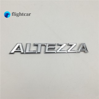 Flightcar สติกเกอร์โลโก้ตัวอักษร โครเมี่ยม สําหรับติดตกแต่งท้ายรถยนต์ Altezza