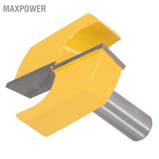 Maxpower ทำความสะอาดด้านล่างบิต 1/2in Shank Woodworking Router Milling เครื่องตัดเครื่องมือ Dia 57 มม