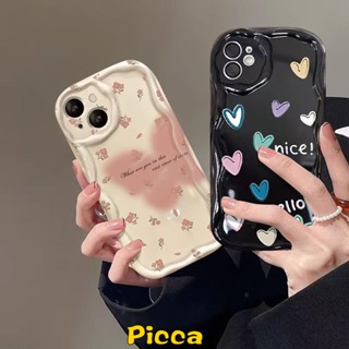 เคสโทรศัพท์มือถือ ลายดอกไม้ ผีเสื้อ หัวใจ 3D หลากสี สําหรับ Redmi 9T A2 A1 9C 12 10C 9 12C 10A 10 9C NFC 9A Redmi Note 11 10 12 8 9 10s Pro Max 11s Mi 11 12 Lite Poco M3 เคสขอบ