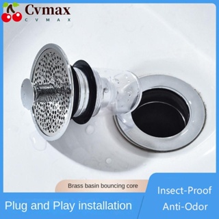 Cvmax แกนเด้ง ป๊อปอัพ กันแมลง กันกลิ่น สําหรับอ่างล้างจาน ห้องน้ํา ห้องครัว