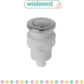 Wisdomest สวิตช์อ่างอาบน้ํา ABS แรงดันอากาศ 28 มม. สีขาว สําหรับห้องน้ํา