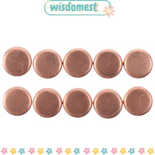 Wisdomest ฝาปิดท่อทองแดง ทรงกระบอก 12.7 มม. 10 ชิ้น