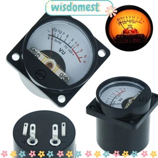 Wisdomest แผงโวลต์มิเตอร์ พลาสติก 6-12V แบบมืออาชีพ สําหรับบันทึกเสียง