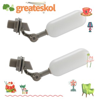 Greateskol วาล์วกรองน้ํา พลาสติก 20 มม. สีขาว สําหรับตู้ปลา 2 ชิ้น