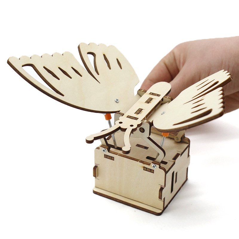 Gifted EDUCATION จิ๊กซอว์ รูปผีเสื้อ 3D ของเล่นเสริมการเรียนรู้เด็ก DIY - รูปที่ 4