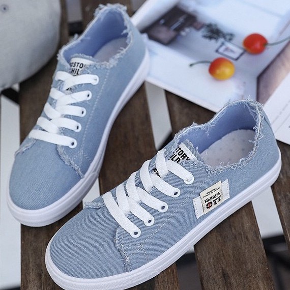 ( HS-22 ) โค้ด HISA549  โค้ดเพิ่ม 15%  สูงสุด 30.- Hiso รองเท้าผ้าใบหลากสีใส่เล่นหรือใส่ไปเที่ยวได้หมดทุกส