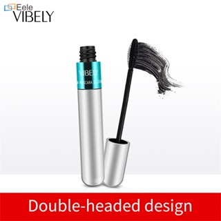 Vibely Waterproof Nonblooming Mascara ขนตางอนเด้งยาวนานพร้อมแปรงหนาบาง เครื่องสำอางบนใบหน้า มาสคาร่ากันน้ำ ความงามและสุขภาพ ไม่ใช่เรื่องง่ายที่จะเป็นลม หัวแปรงนุ่ม (จัดส่งวันนี้)