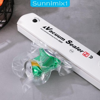 [Sunnimix1] เครื่องซีลถุงสูญญากาศ แบบพกพา สําหรับถนอมอาหาร ผัก ผลไม้ เนื้อสัตว์